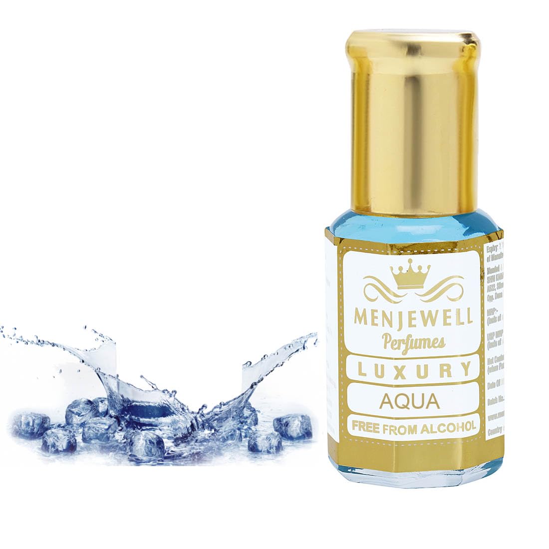 AQUA WATER FRESH-Alcohol-Free Perfume, Long Lasting Fragrance | Perfume Scent for All Occasions, Travel Friendly Perfume, 12ml