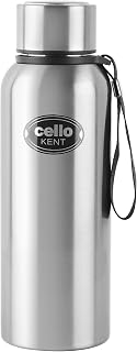Cello Kent 550 Insulated Stainless Steel Flask 550 ml Silver | Double Wall, Vacuum Insulated, 24 Hrs Hot & Cold | Leakproo... Price In India