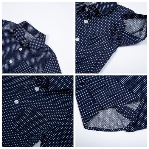 Image of Mud Kingdom Little Boys Dress Shirts Short Sleeve Cute Summer