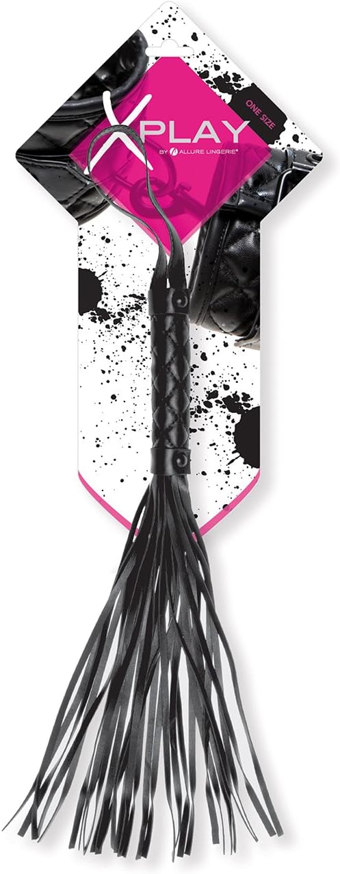 Allure Lingerie X-Play Quilted Mini Whip Black