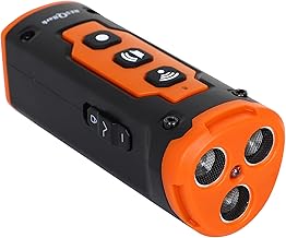 ResQTech Presents RESQ Bark RQB101 Dog Trainer Device – Anti Barking Ultrasonic Dog Repellent with 2 Sound Modes, 2000mAh Battery, LED Flashlight, USB, Strap – Pet Training Tool for Barking