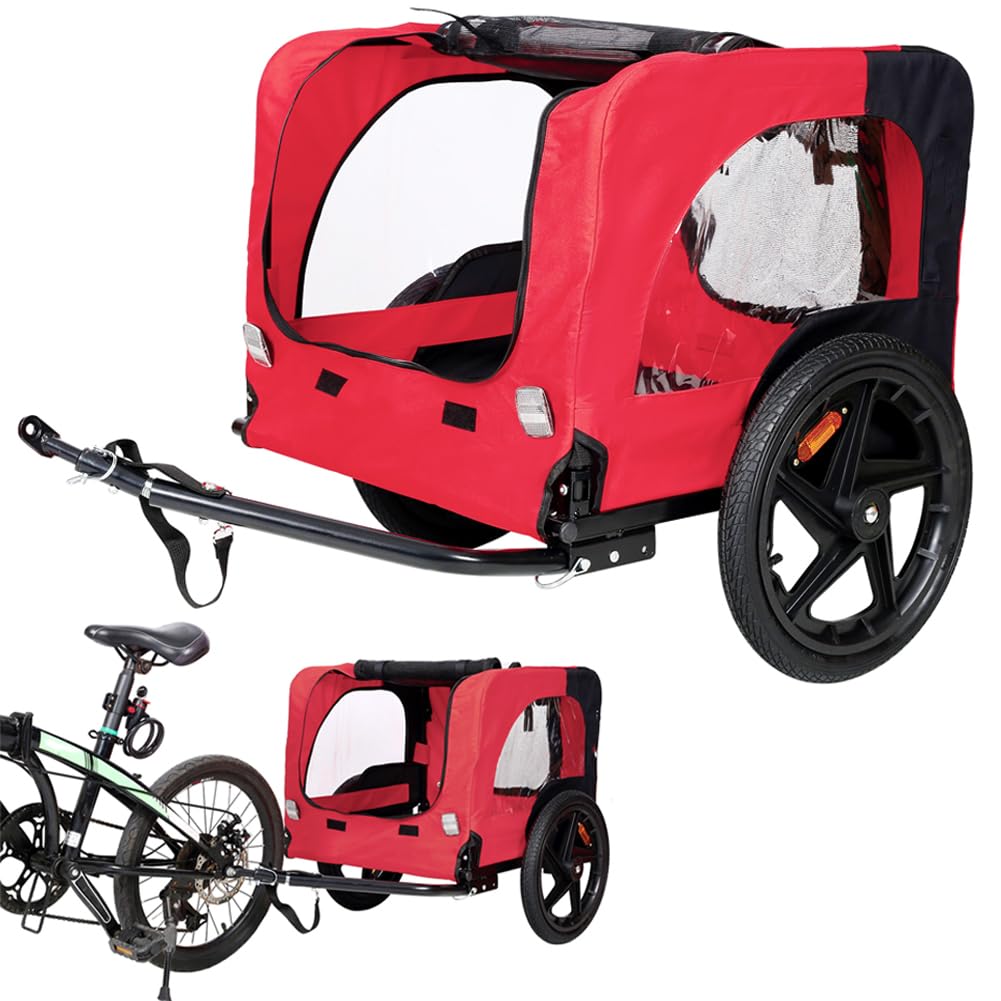Amazon.co.jp: 犬用バイクトレーラー ペット犬用バイクトレーラー 16