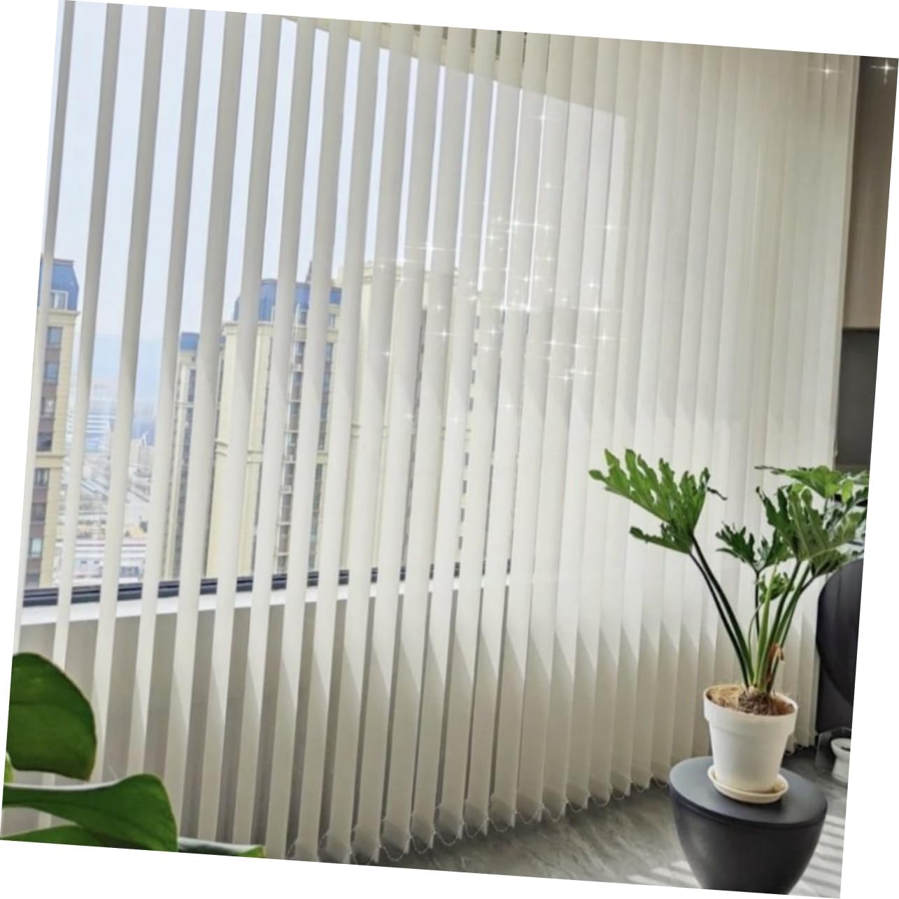 Cabilock 2Pcs Vertical Blind Replacement Slats for Home and Office Easy to Install Repair Kit with Replacement Parts for Vertical Blinds Maintenance