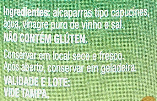 Alcaparras La Pastina Peso Drenado 60G