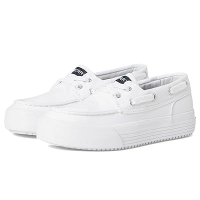 Sperry Kids Bahama Platform (Little Kid/Big Kid) Girls Shoes White