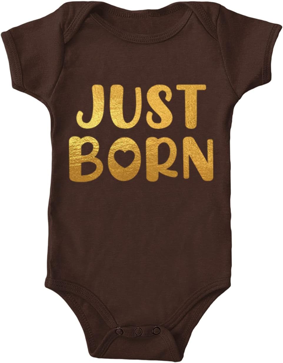 Tcombo Just Born Gold Foil - Baby Birth Bodysuit