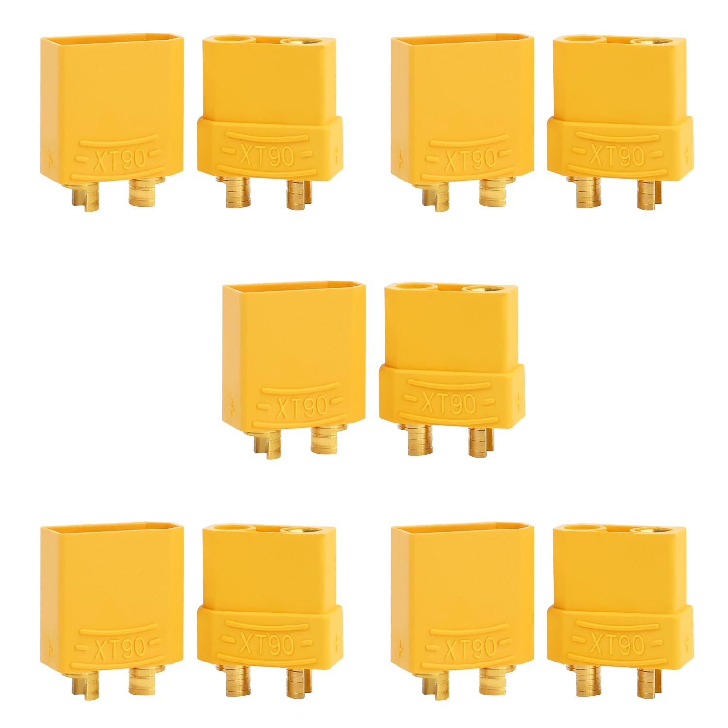 Amazon.com: TMH XT90 Connector Plug Set (5 Pairs) – Male & Female