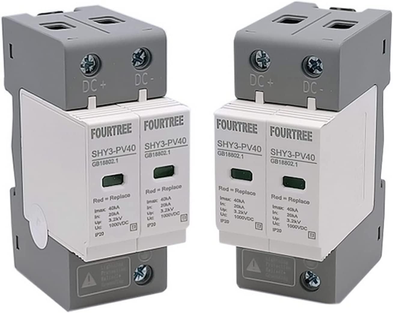 Parafoudre solaire DC 1000V contre les surtensions du réseau PV