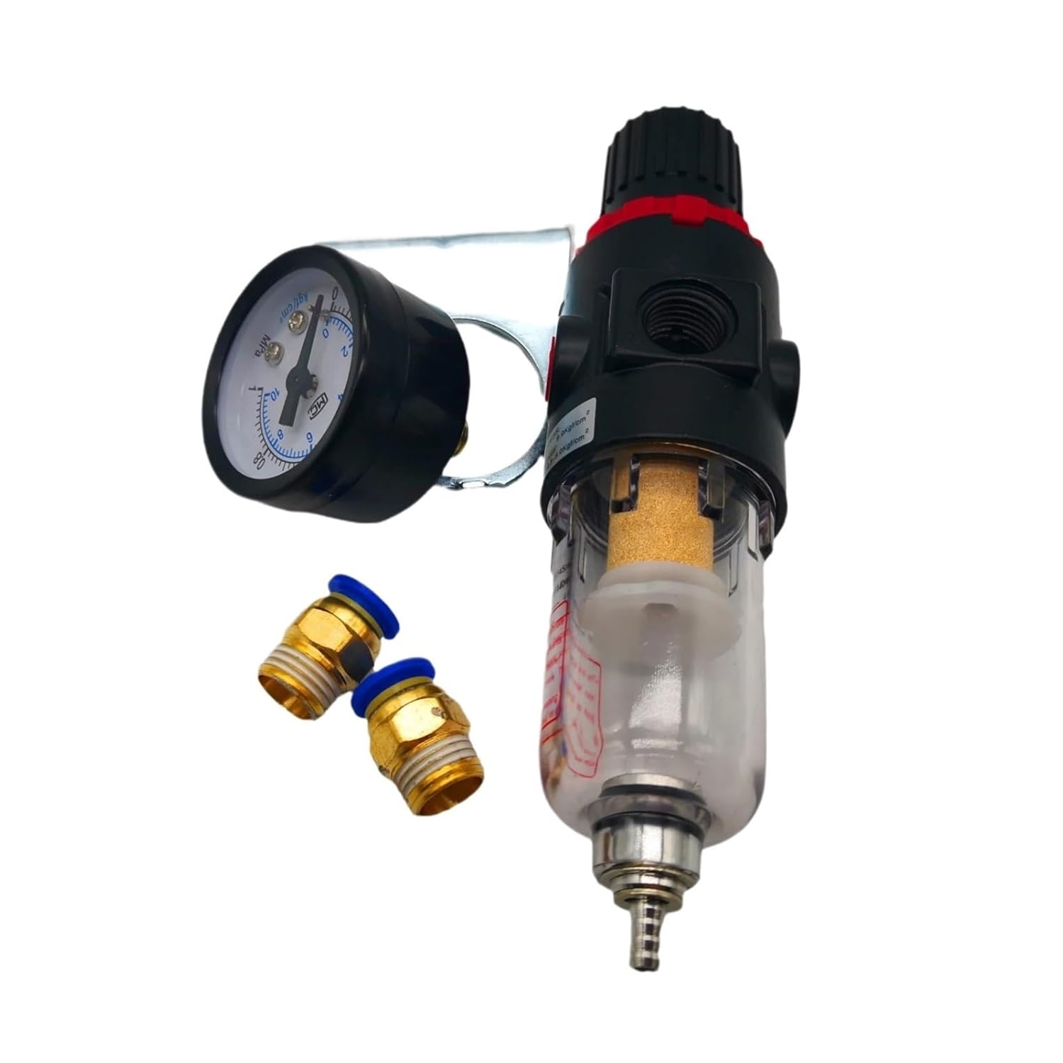 Pneumatic Filter AFR2000 Treatment Unit Pressure Regulator Oil-Water Separator Pressure Gauge Switch(AFR2000 ADD PC6MM)