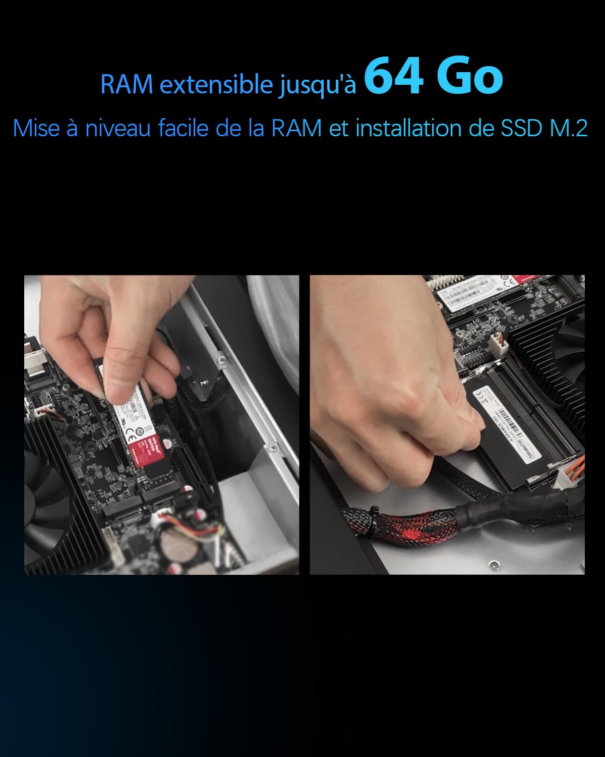 TERRAMASTER U4-500 NAS Stockage- 4 Baies, Intel Core i3-1215U, 1U Ultra-Compact, 8 Go DDR5, Double 10GbE, Stockage Rattaché au Réseau (NAS) Performance Maxi pour Les Entreprises (sans Disques)