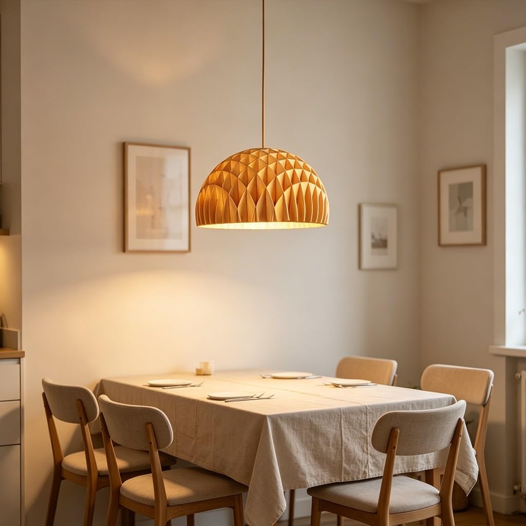 Drewniane Lampy Wiszące, Naturalnego Rattanu, Abażur Stylu Retro Stołu Jadalnego Vintage E27, Lampa Bambusowa Regulacją Wysokości Do Jadalni Salonów Restauracji Domów Stylu Rustykalnym
