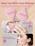 Tufang 14pcs Makeup Sponge Set with Storage Box – Includes Triangle Powder Puffs, Mini Beauty Eggs, Air Cushion Puffs – for Blending, Baking & Contouring (pink)