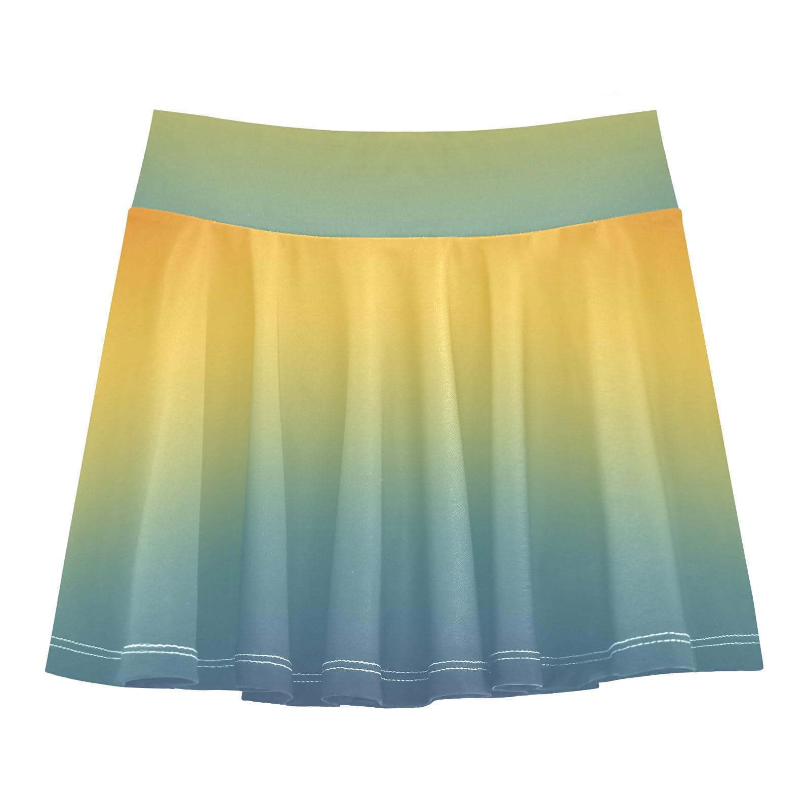 Toddler Rainbow Tie-dye Girls Skorts Golf Skirt Active Tennis Skort Athletic Skirt 3-4T 21330623