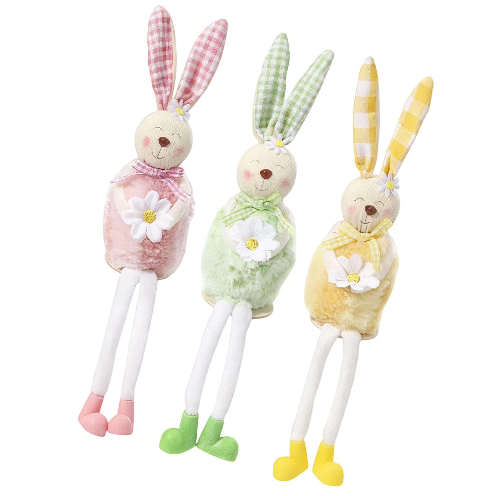 Kalttoy B Of 1 Effortless Install Cartoon Rabbits Festival Ornament Suitable For Party Fun And Multipurpose Decors