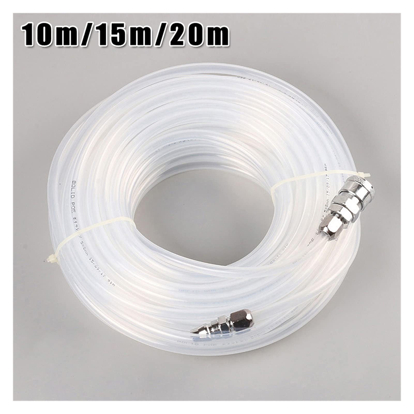 Séparateur Huile-Eau Tubes Flexibles Haute Pression 10/15 / 20m, pneumatique PU Tuyau de Tube de Tuyau avec des Outils de Carburant à air de connecteur pour compresseur Carburateurs