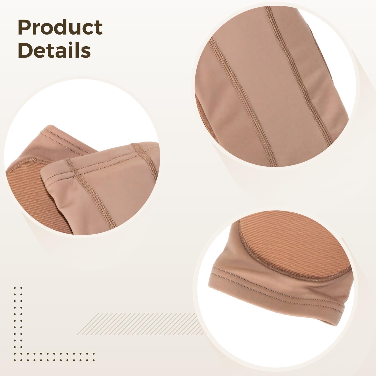 Genouillères de danse couleur peau en mousse pour adultes, protections rembourrées pour ballet, yoga, volley-ball et autres activités