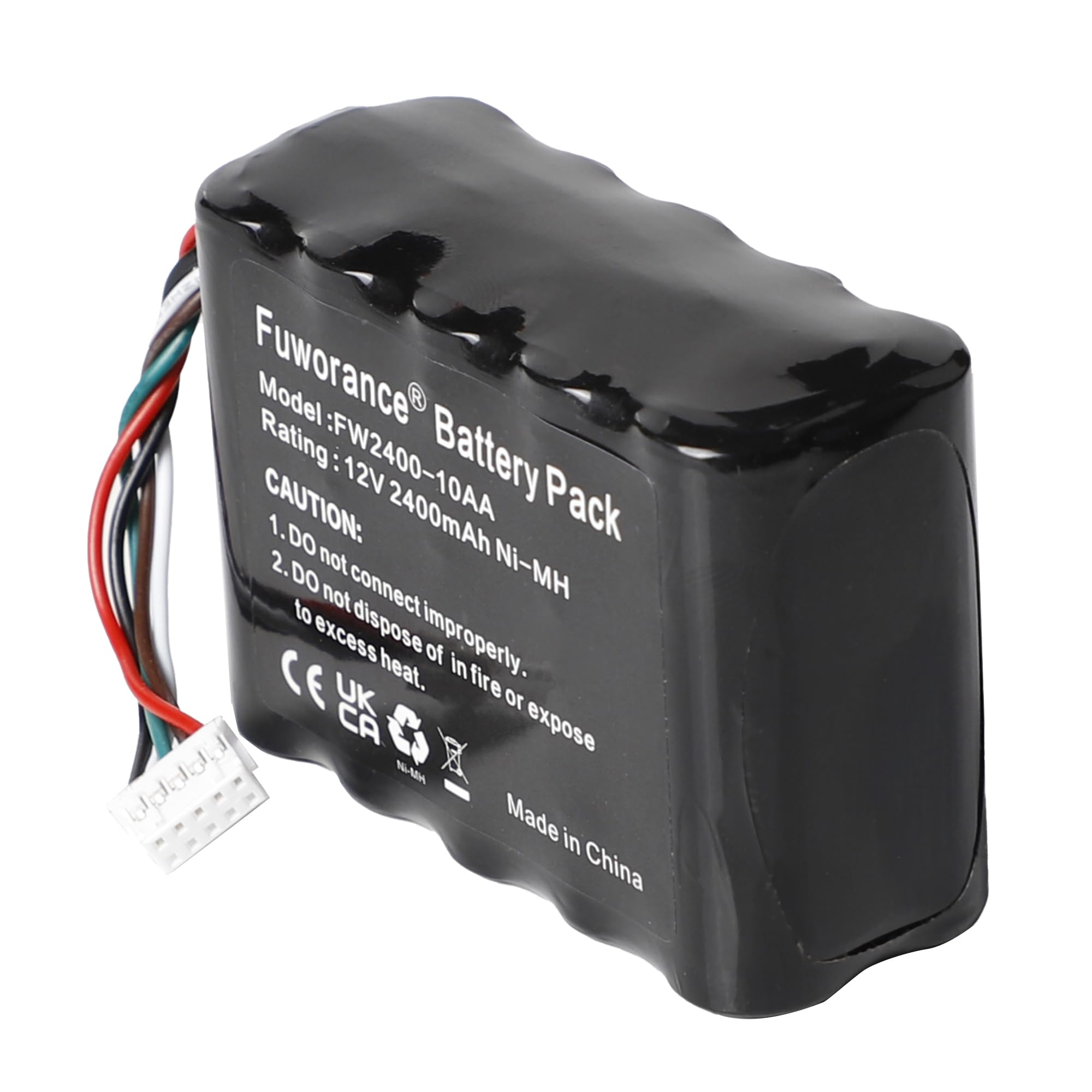 2400mAh 12V 533-000050 Batterie de Remplacement Compatible avec Logitech Squeezebox Radio, XR0001, X-R0001, HRMR15/5, 1NT210AAHCB10YMXZ NiMH Batterie avec Outils de réparation
