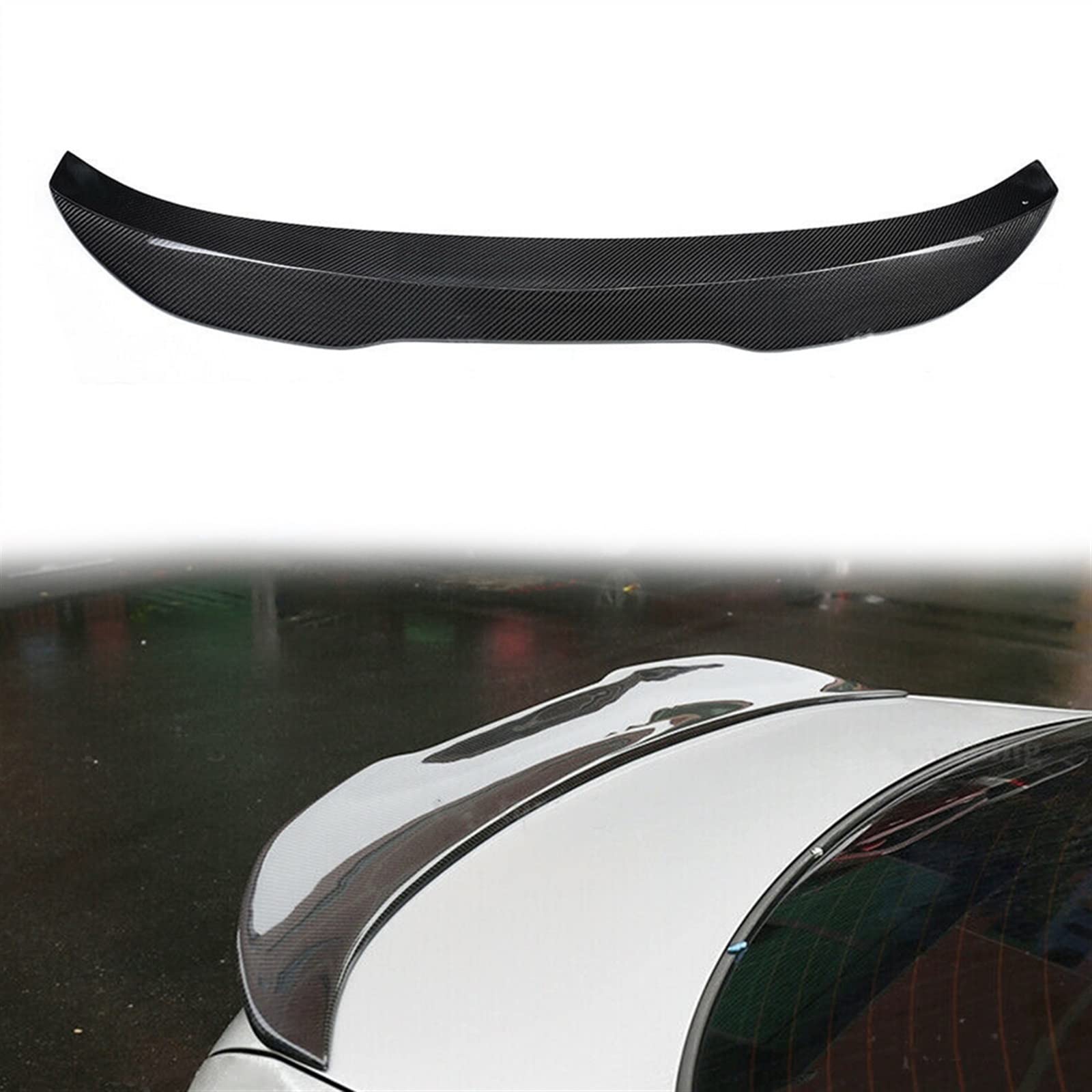 Aileron arrière carbone E90 pour sublimer votre berline lors des rassemblements auto