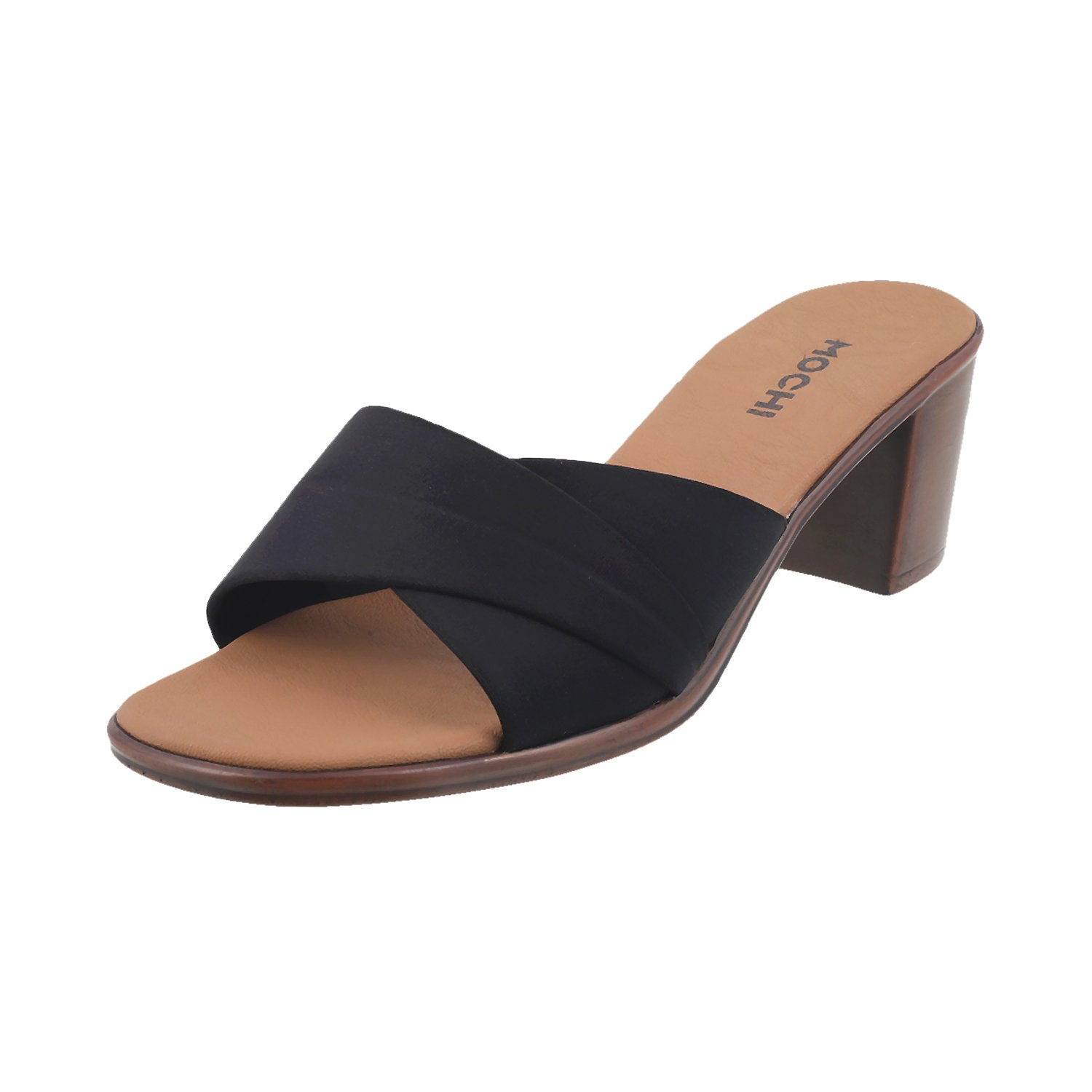 Mochi Womens Synthetic Black Mules (Size (6 UK (39 EU)) (B07T3F412B) Amazon Price History, Amazon Price Tracker