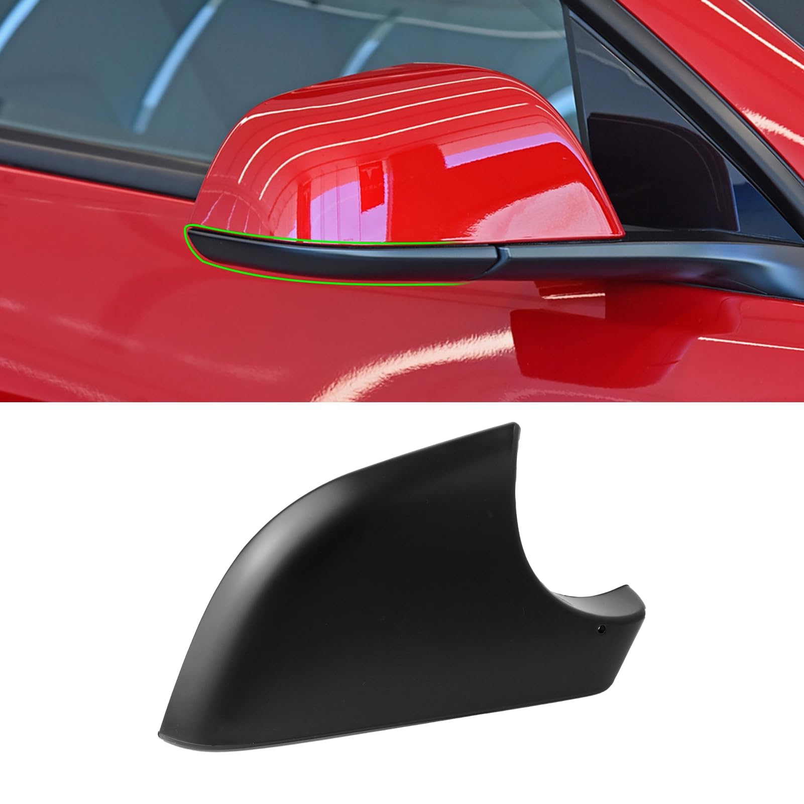 TTCR-II 2 PCS Kompatibel mit Rückspiegel Abdeckung Tesla Model 3 2017