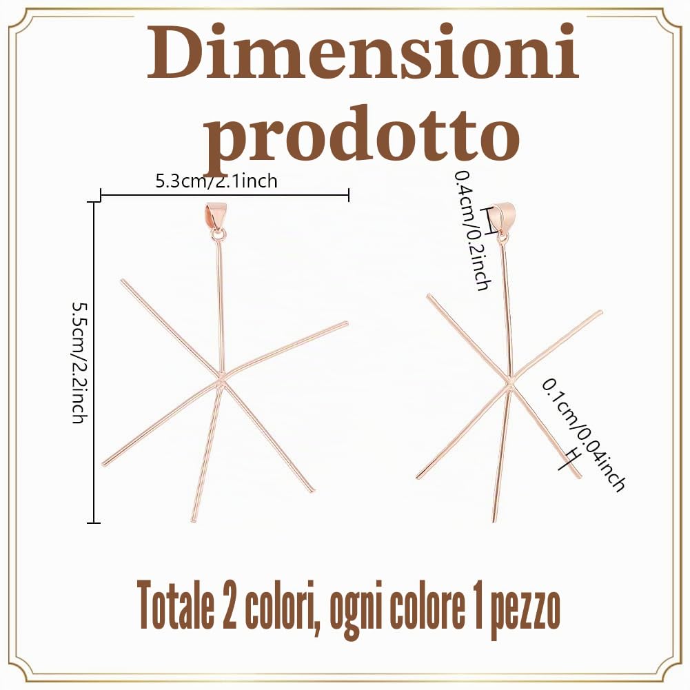 PH PandaHall 2 Colori 5 Artigli Ciondolo Artiglio in Argento 925 Pendente Artiglio Fermaglio per Ciondolo, Ciondolo Vuoto per Cabochon di Pietra Preziosa per La Creazione di Gioielli