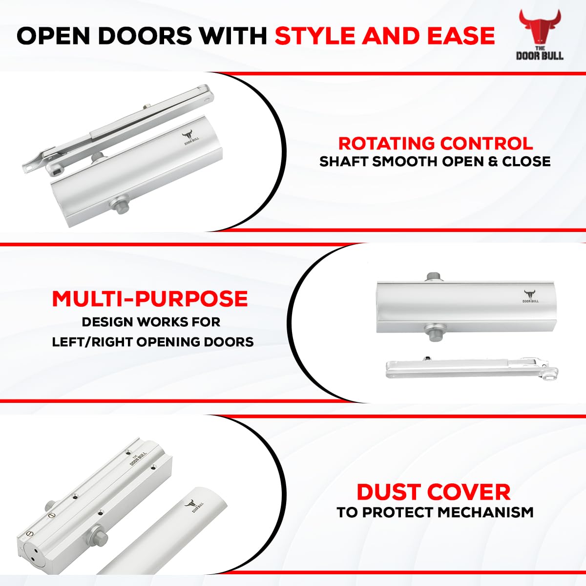 Commercial Door Closer - Quiet & Reliable -5