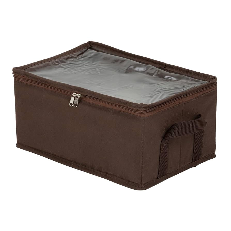 Amazon｜東洋ケース(Toyo Case) メディア収納ボックス ブラウン