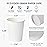 Turbo Bee Disposable Paper Coffee Cups 16oz, 210 Pack White Paper Cups,Disposable Hot Drinking Cups