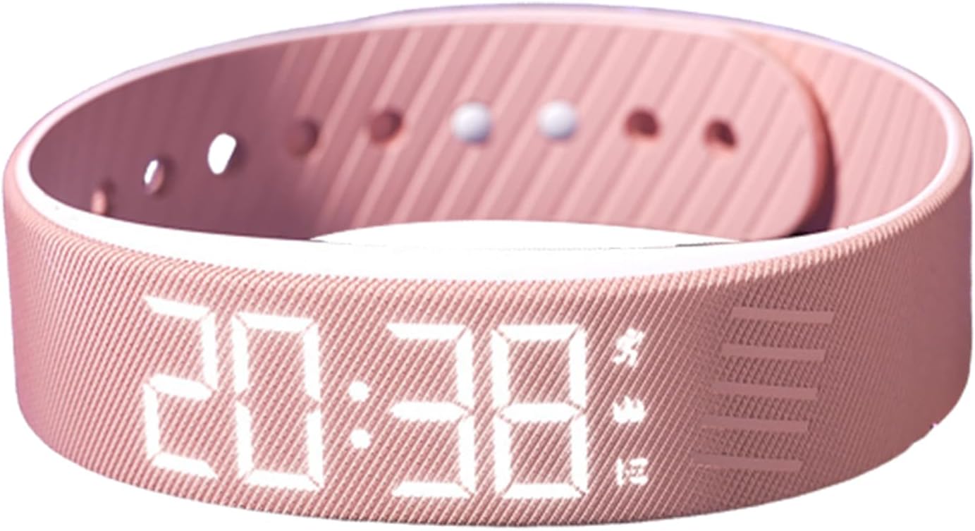 Watch with Alarm | Vibrating Alarm Wristband Smart Watch – Adjustable Wristband Cool Gadgets for Men Women Work Travel Sports Outdoor School Bedroom Birthday