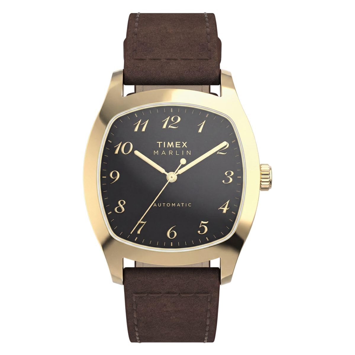 marlin tonneau 36mm black dial mechanical automatic men watch - tw2y84500ik