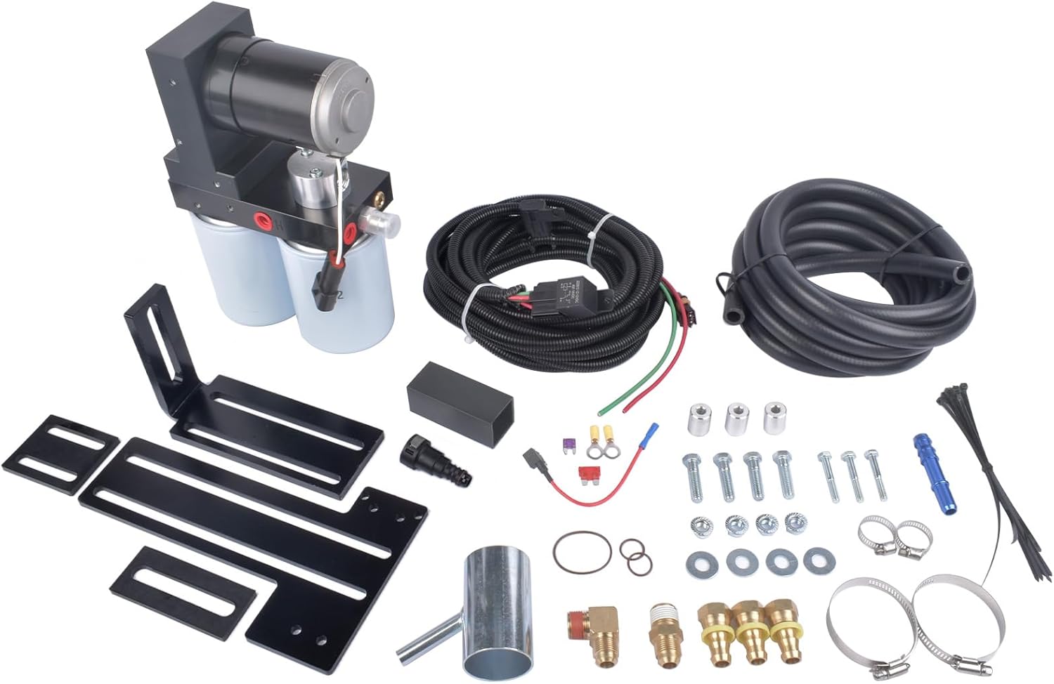 GELUOXI Fuel Lift Pump System TSC10100G Replacement for Chevy GMC Duramax 6.6L 100GPH Diesel 2001-2010