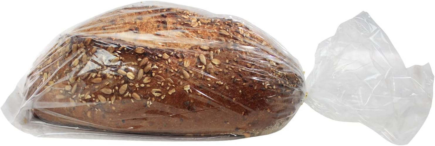 100 Count Clear Bread Bags / Includes 100 Cable Ties by Blue Donuts