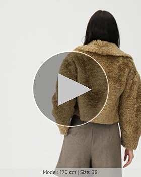 Amazon | [ヘルノ] JACKET 【公式】 カーリーエコファー ショート