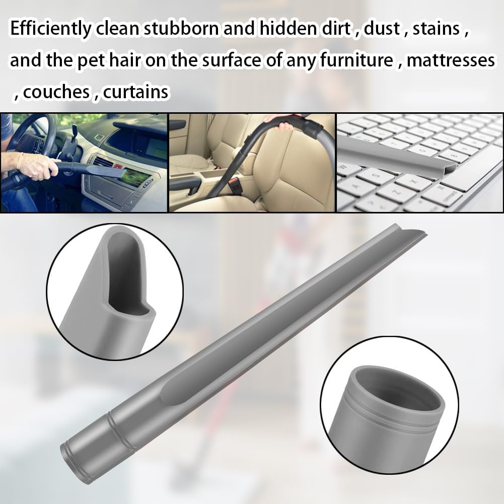 Ytaland 2 Pack Crevice Tool and DUST Brush Compatible with Shark Navigator Lift-Away Vacuum Cleaner Models NV350, NV352, NV355, UV440, Replace Part # 112FFJ image 4