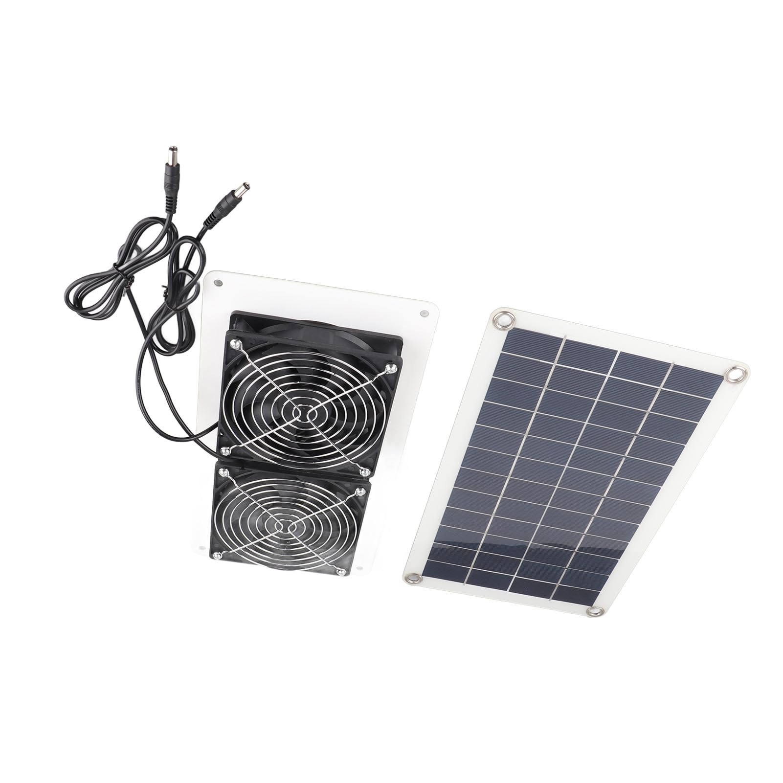 10W 18V zasilany energią słoneczną podwójny zestaw wentylatora przenośny słoneczny wentylator wyciągowy do kurników szklarnie domy dla zwierząt