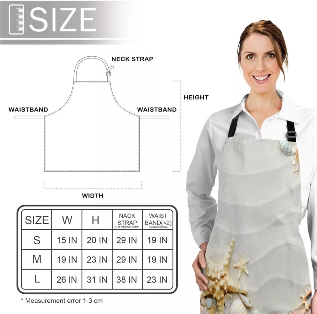 Kitchen Nail Shop Apron for Women Men Kids Aprons Dinner Party Cooking Baking Accessories