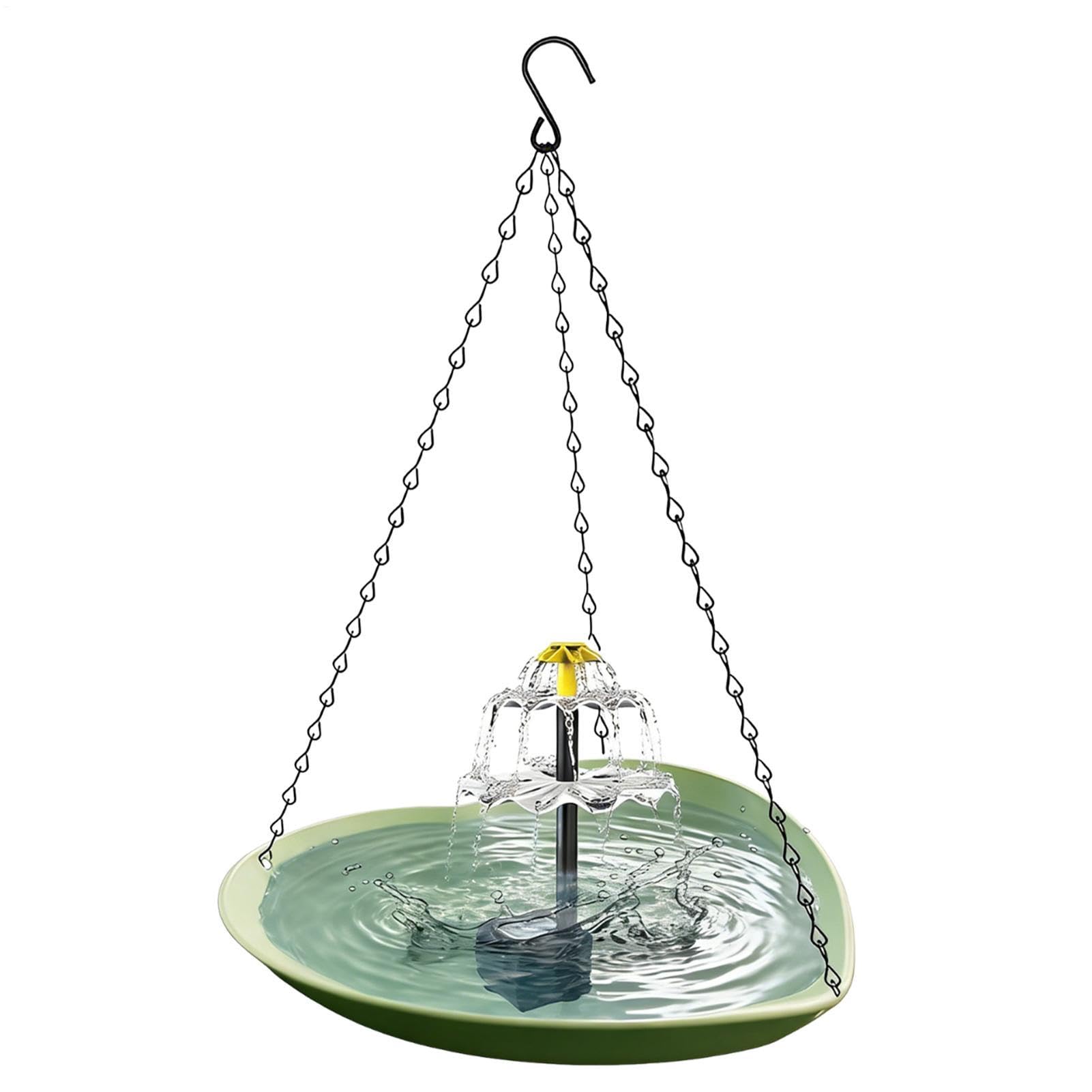 Baignoires pour oiseaux d'extérieur Forme cœur, résistant aux intempéries | Fontaine solaire pour bain d'oiseaux-mouches Jardin, Bassin, Extérieur, Patio, Perruches,