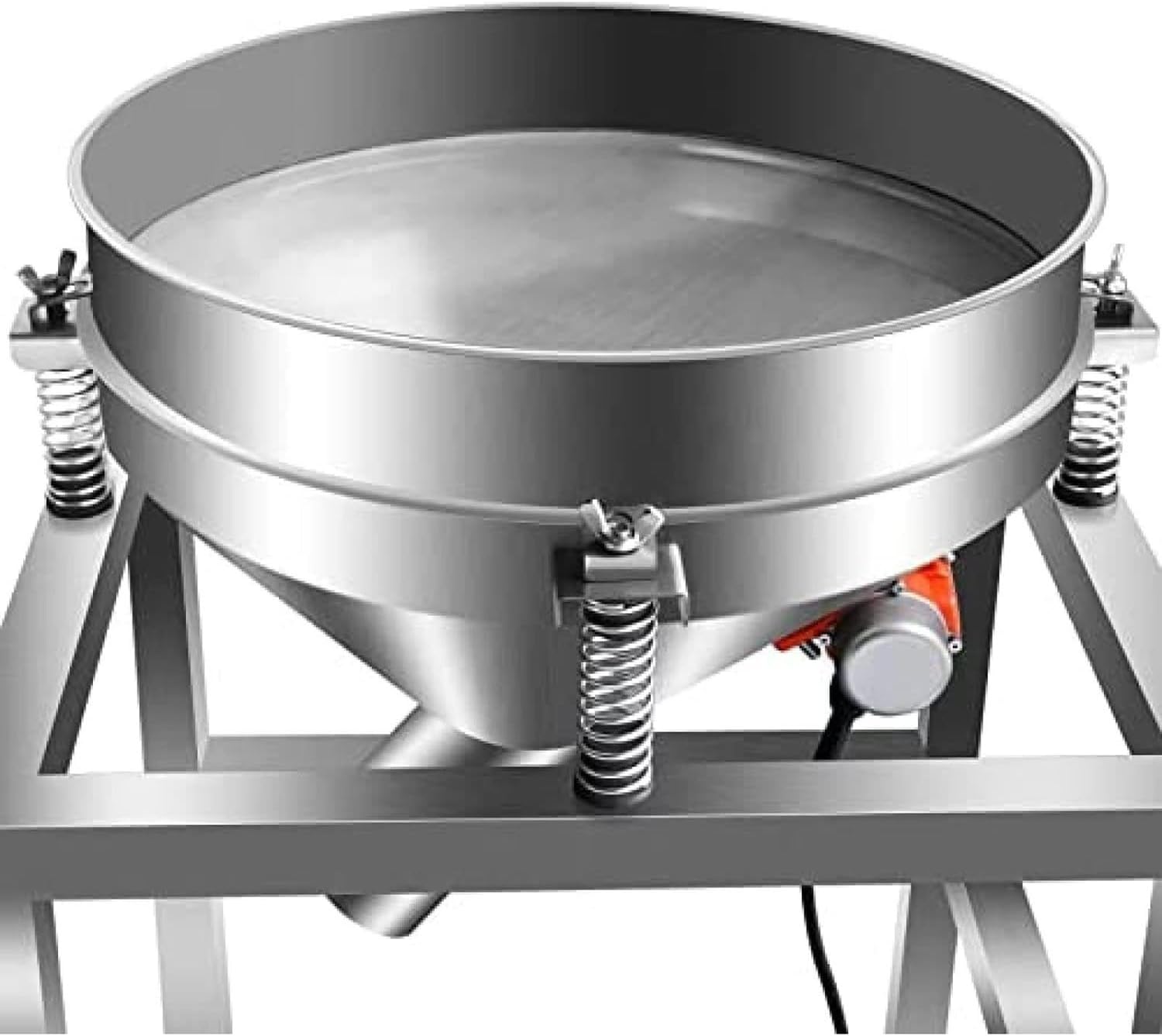 Automatic Powder Sifter Machine, Automatic Sieve Shaker Vibrating Machine, Stainless Steel Commercial Flour Sifter with 19.6" Sieve Screen for Baking Flour Powders (Baking sifters),280mesh