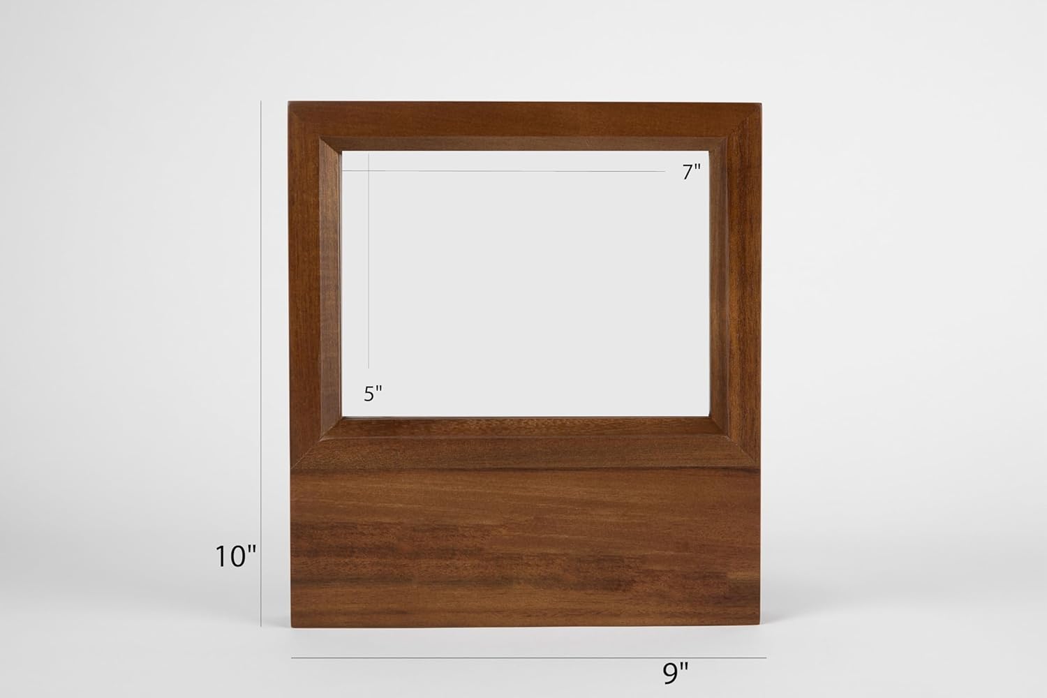 Petit Lili Personalized Wooden 5x7 Photo Frame- Custom Engraved -Natural Wood Picture Holder for Birthday Anniversaries Mothers, Friendship