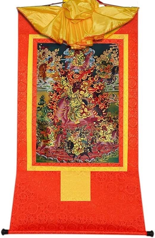 掛け軸 仏教の神々のタペストリー