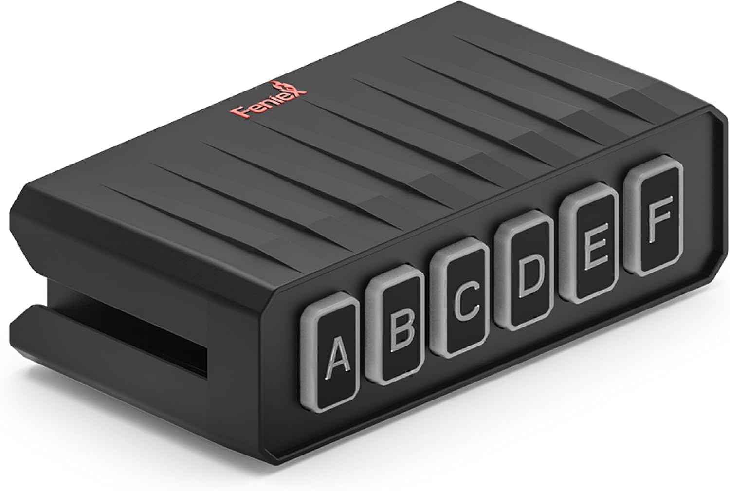 Feniex 6X Switch Box | 30-Amps | Universal Compatibility | 6 Backlit Buttons, x6 5-Amp Aux Outputs | All in One, Ultra Rugged | Emergency Vehicle Controller