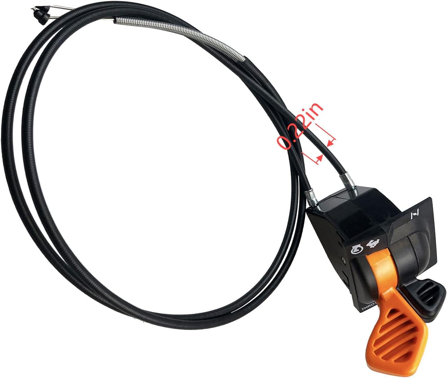 Throttle Choke Cable Control Assembly Replacement for AM136026 Fit for JOHN DEERE X500 X520 X540