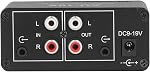 Préamplificateur de phonogramme, préamplificateur audio stéréo, amplificateur casque pour écouteurs, 3.5MM Entrées et sorties, 20dB Gagnez le contrôle de volume.