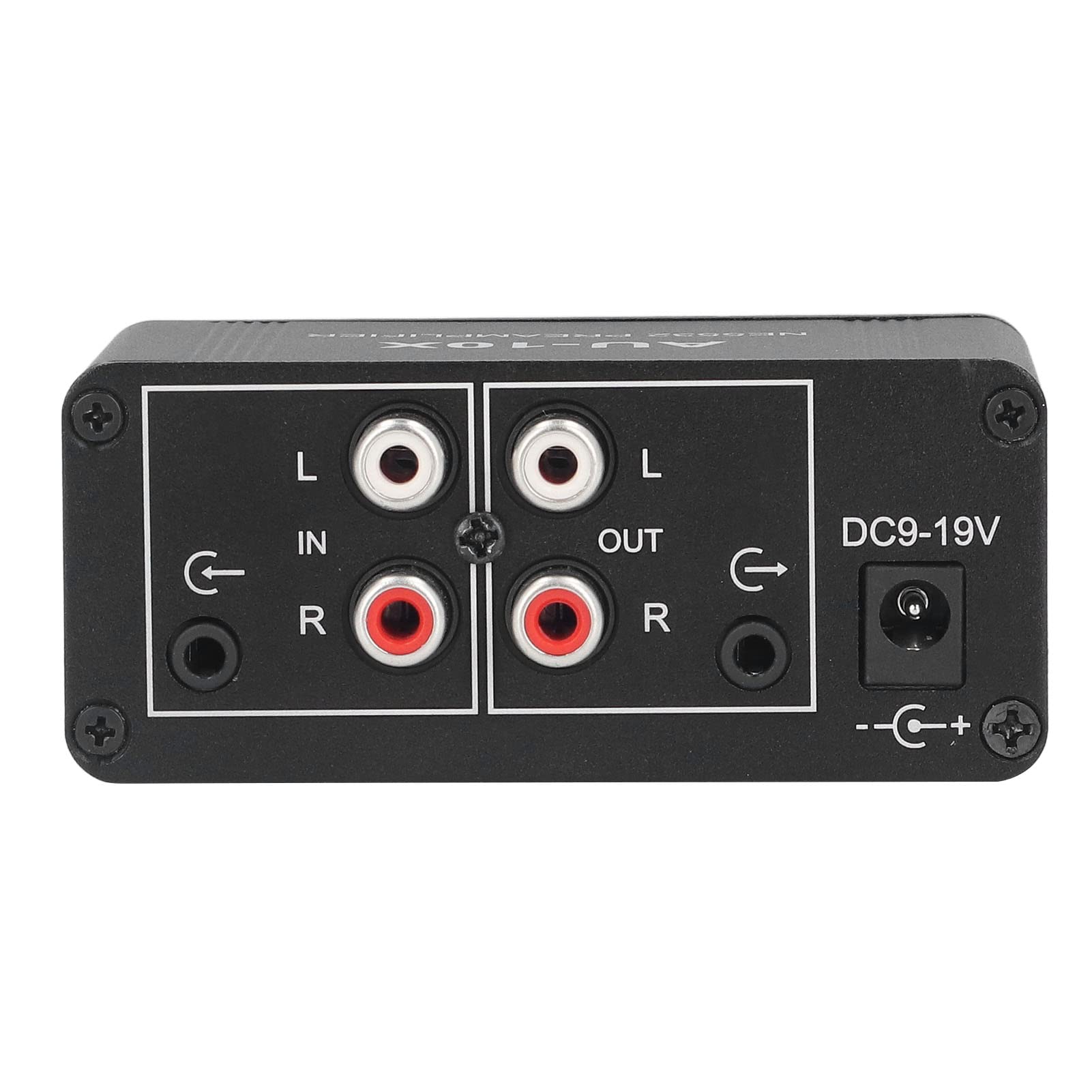 ciciglow Mini Preamplificatore Stereo, Amplificatore per Cuffie 20Db con Presa a Innesto, Preamplificatore Fono HiFi Interamente in Metallo per Registrazioni, Feste, Eventi dal Vivo