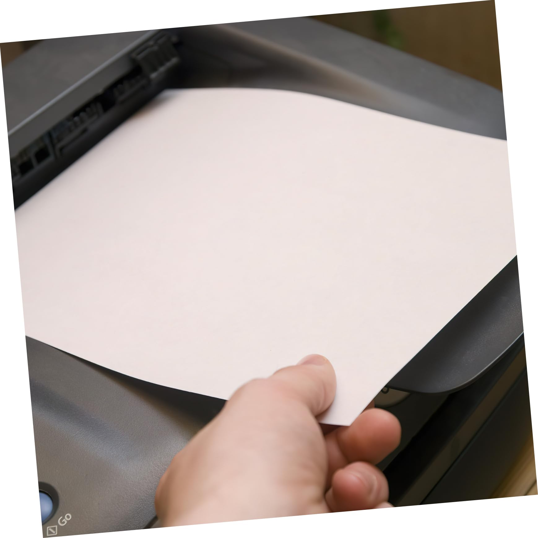 Happyyami 100 Blatt bedruckbares Vinyl-Aufkleberpapier A5 Weiß selbstklebend und wasserfest für Laser- und Nadeldrucker multifunktionales Papier für Büro und Etiketten