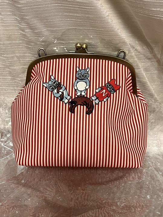 Amazon.co.jp: ヒグチユウコ サイン入り がまぐち バッグ ニャンコと 