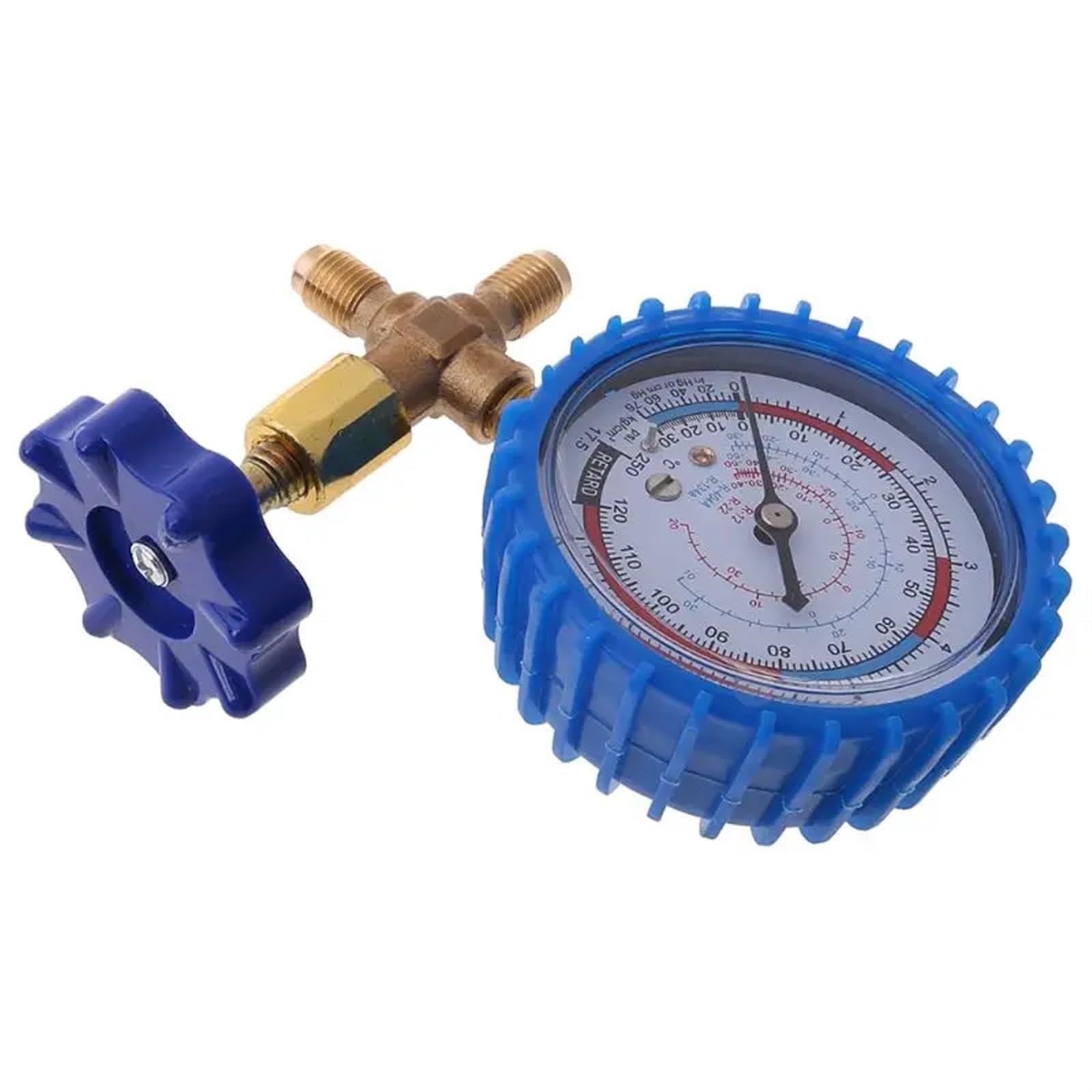 Manómetro de presión de recarga de refrigerante de aire acondicionado K1KA 220PSI 500PSI 1 pieza
