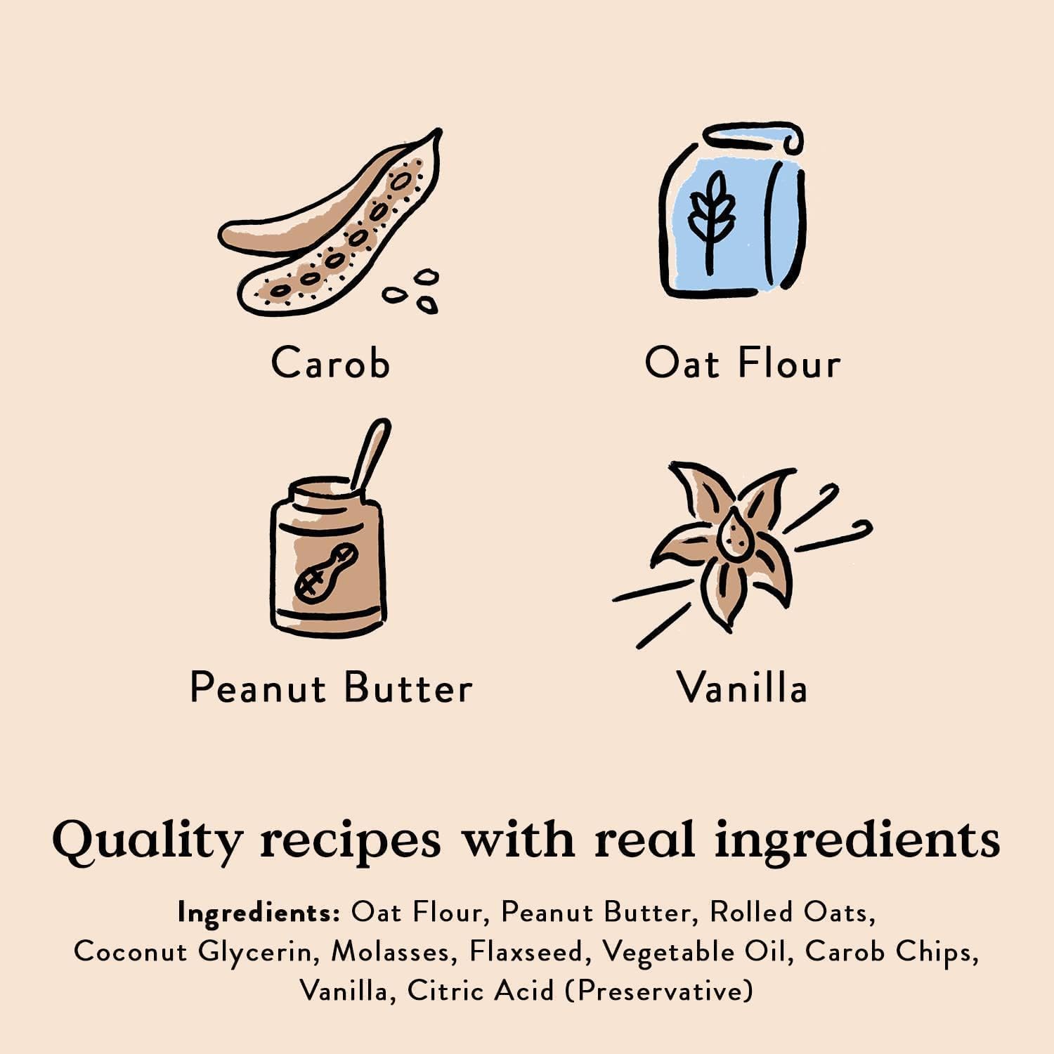 Becccac's Campfire S'Mores Natural Treats for Dogs, 32 Ounce(2 Lbs) - Made with Real Ingredients, Baked in The USA, All-Natural Soft & Chewy Cookies.