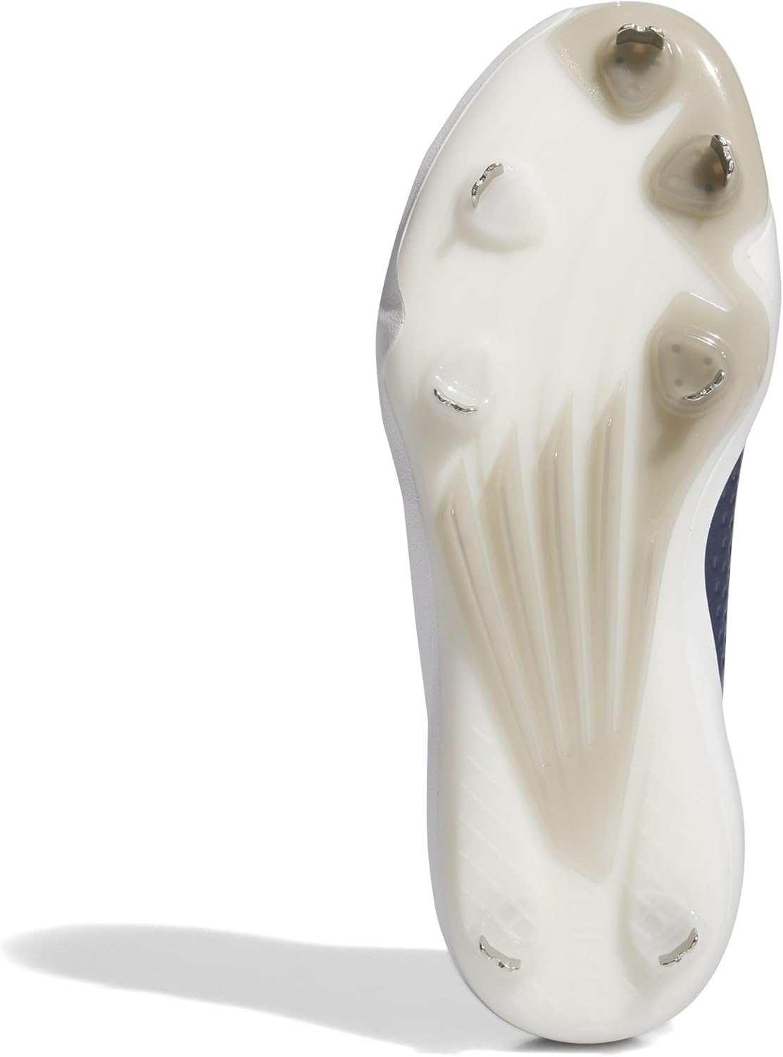 adidas Men's Adizero Impact Baseball, White/Black/Team Navy Blue, 8