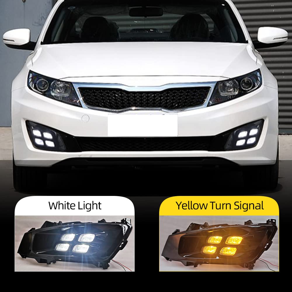 2 sztuk Samochód Drl. Pasuje dla dla Kia dla Optima K5 2011 2012